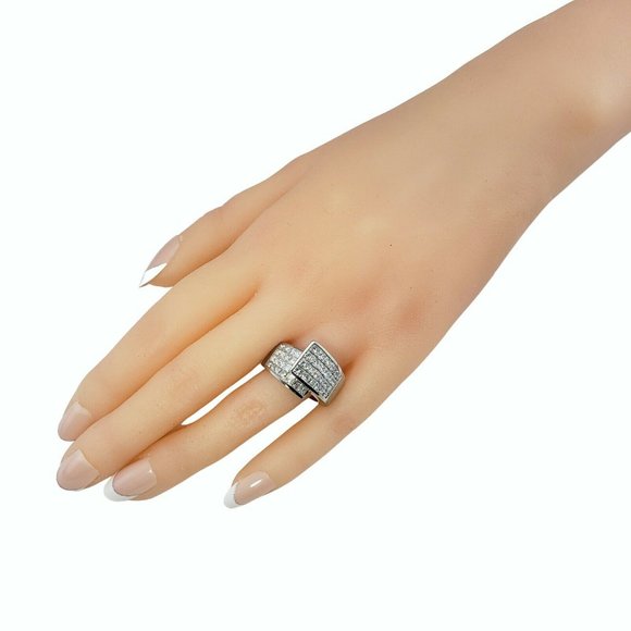 Vintage Platinum and Diamond Ring Size 7 #11386 - Picture 8 of 9